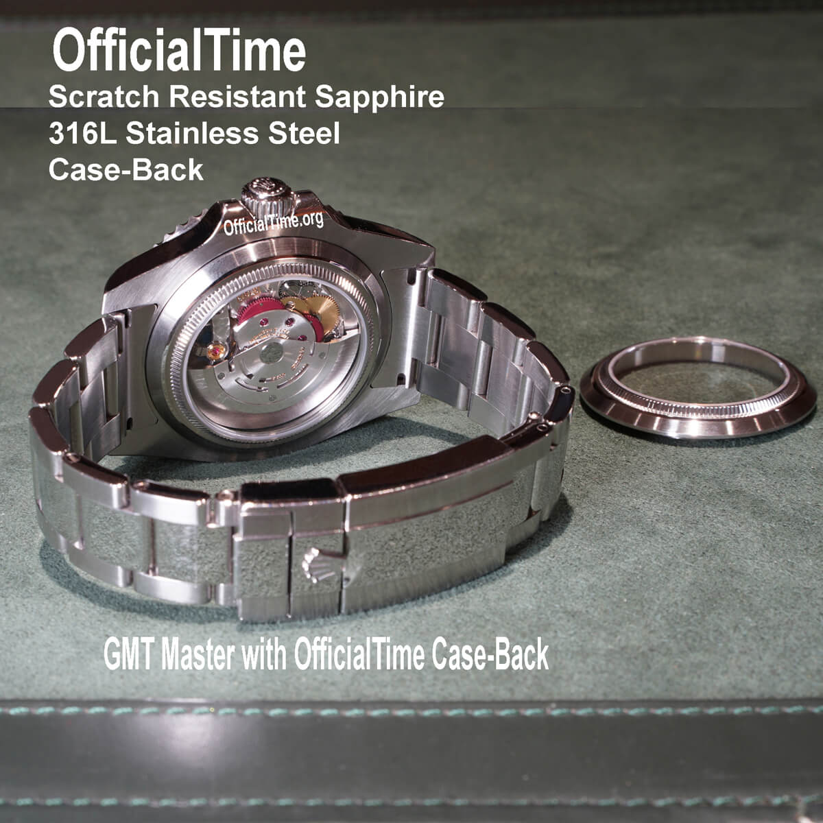 OfficialTime Case Back for Rolex GMT-Master